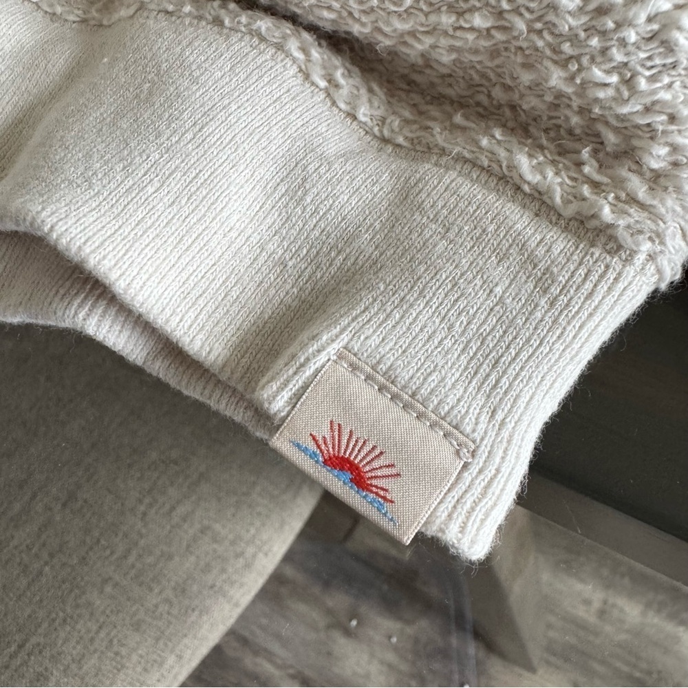Faherty Vista Stripe Pullover Sweatshirt Color: Liftside - 100% Organic Cotton - Picture 9 of 12
